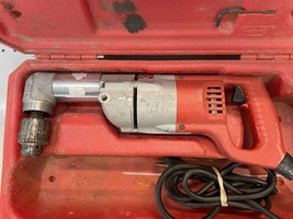 Milwaukee 1/2" Heavy Duty Corded Right Angle Drill Model 1107-1 in Hard Case