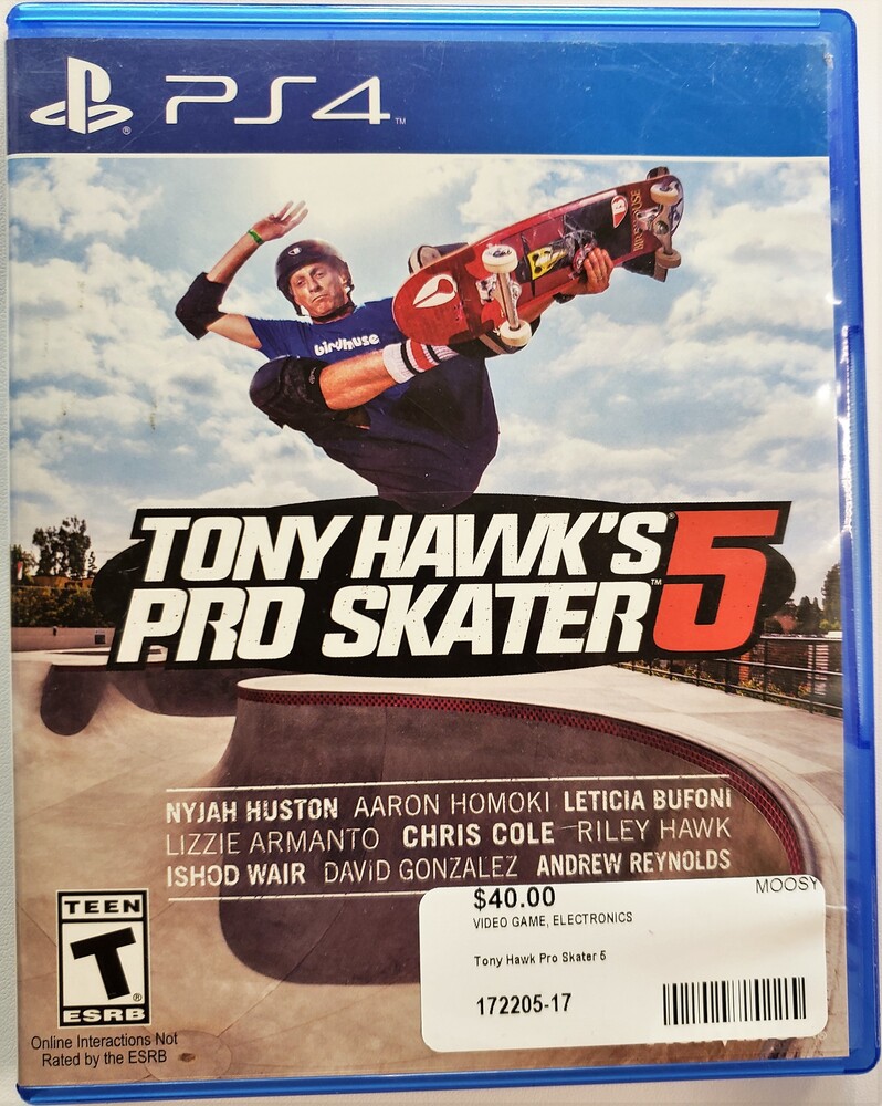 Tony Hawks Pro Skater 5 para PS4 - Activision - Outros Games - Magazine  Luiza