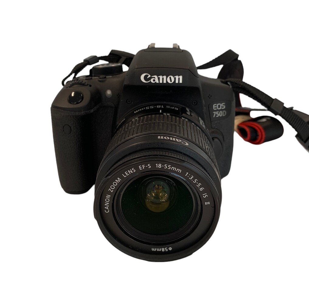 Canon EOS-750D with 18-55mm lens and charger | Fastcash Pawn