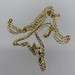 14kt Yellow Gold Curb Link Chain Necklace 24 Inches 9.8 Grams 3.8mm 