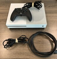 Xbox One S 1TB with one wired controller and cords 