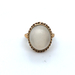 10K Yellow Gold Cabochon Moonstone Ring Size 5.5 4.3 Grams